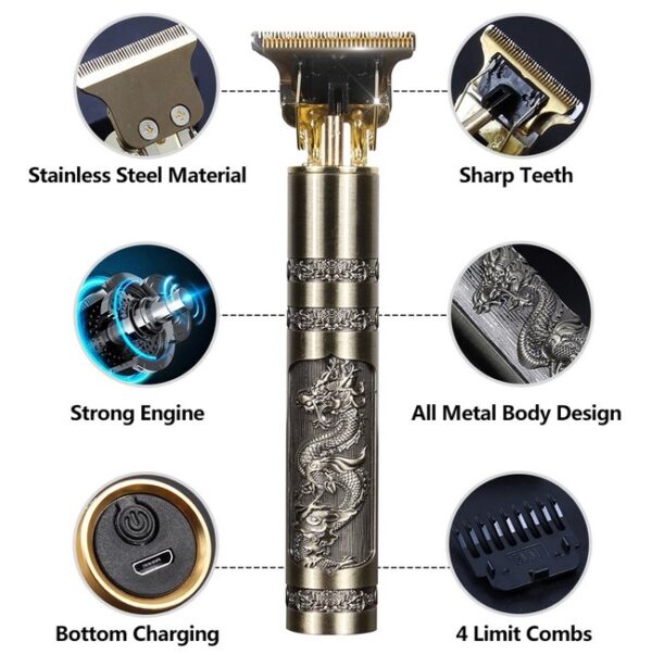 Vintage T9 Metal Hair & Beard Trimmer | Aum Mart Pakistan