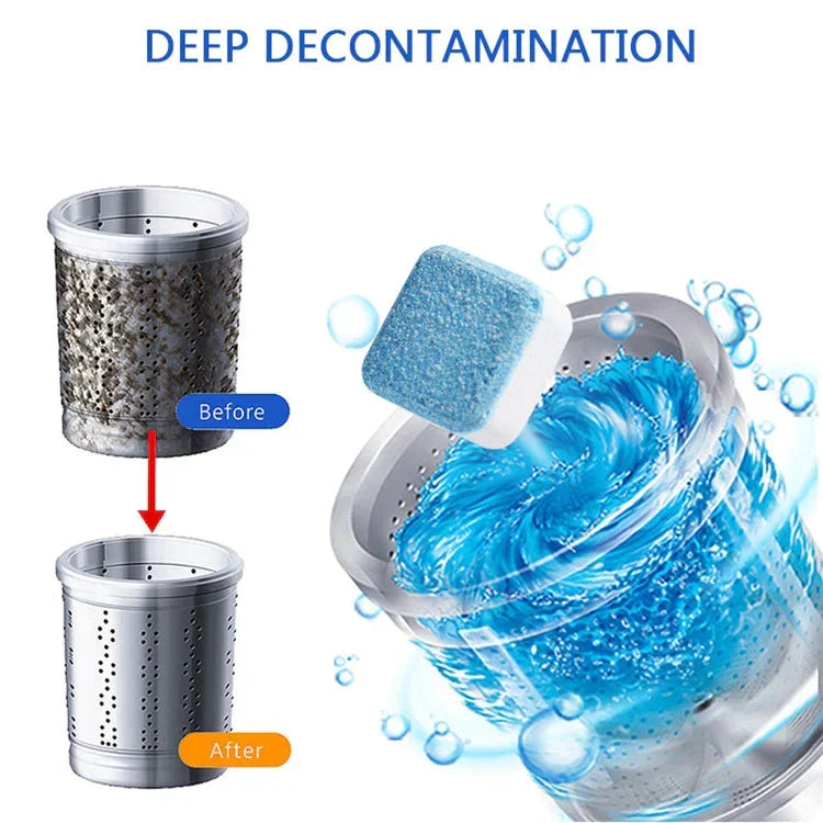 Washing Machine Cleaner Tablets - Deep Clean 12 Pack | Aum Mart